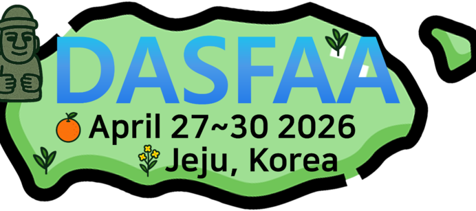 DASFAA 2026, April 27-30 2026, Jeju, Korea